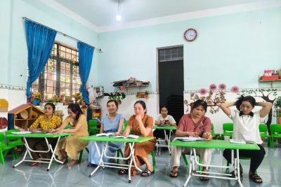 Tập huấn, bồi dưỡng thường xuyên về tiếp cận một số thay đổi trong thí điểm trong thực hiện Chương trình giáo viên mầm non mới; Công tác giáo dục an toàn giao thông; Hướng dẫn lồng ghép giáo dục dinh dưỡng và phát triển vận động để phát triển thể chất, thể lực cho trẻ em trong các  cơ sở giáo dục mầm non.
